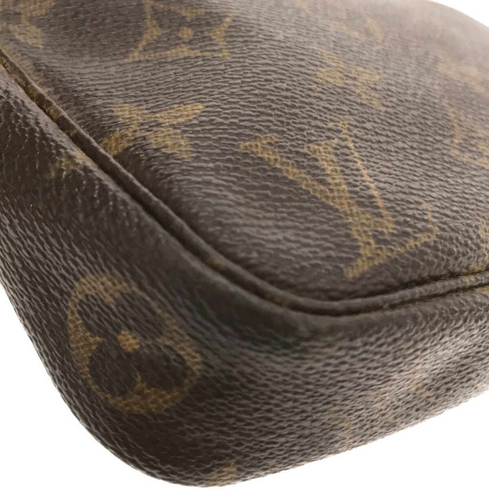 Louis Vuitton Pochette Accessoire Canvas Monogram Handbag Brown - Picture 5 of 12